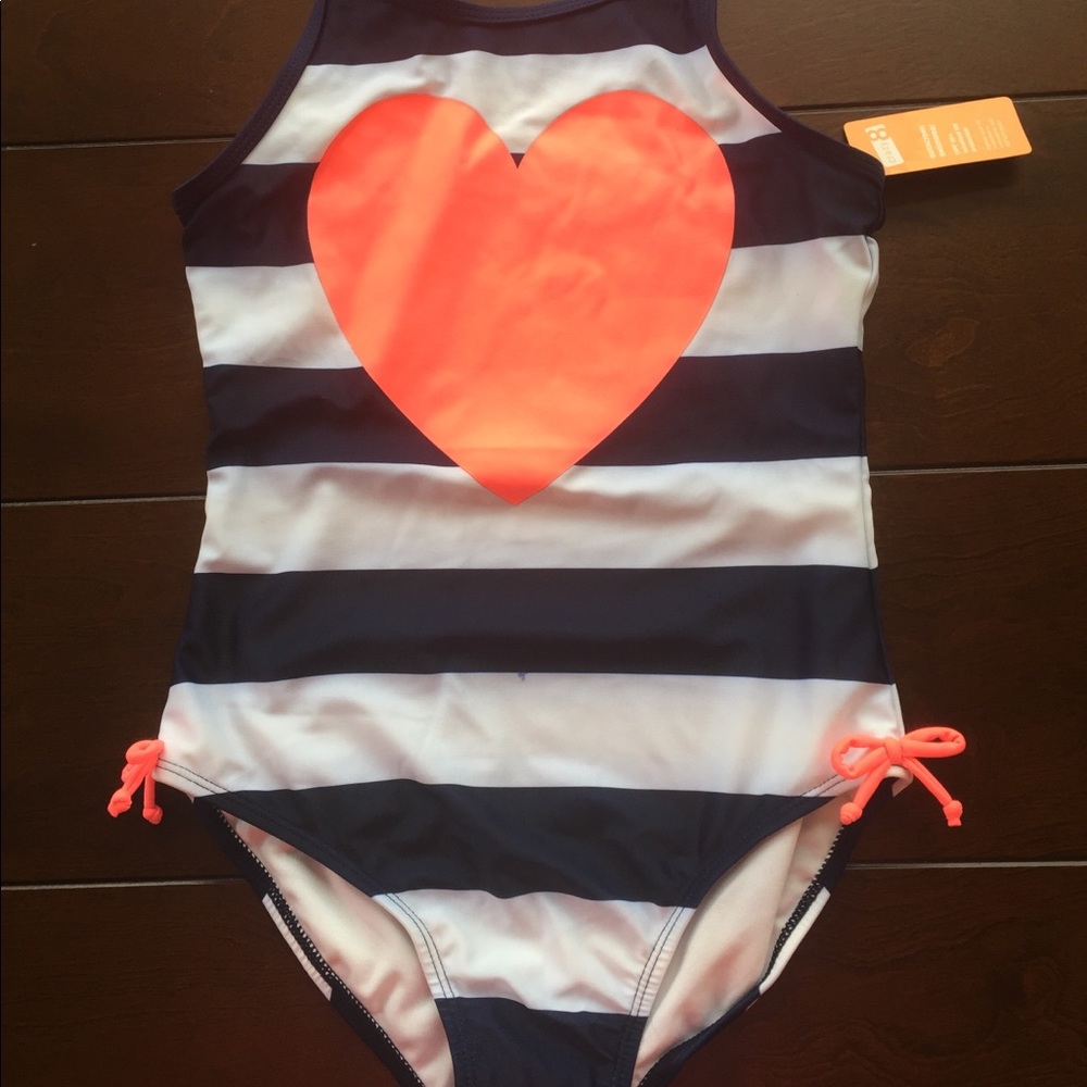 Girls 1pc swimsuit sz l 10-12 new